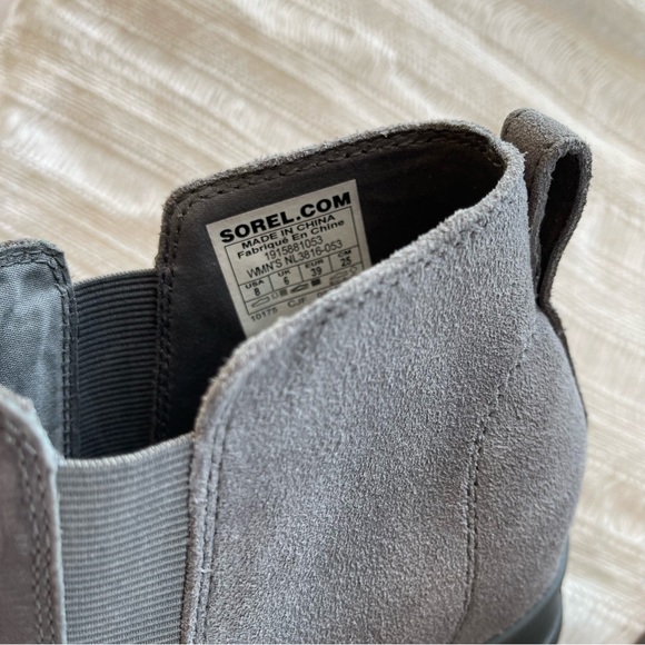 Sorel Evie Suede Pull-On Bootie - Picture 8 of 16